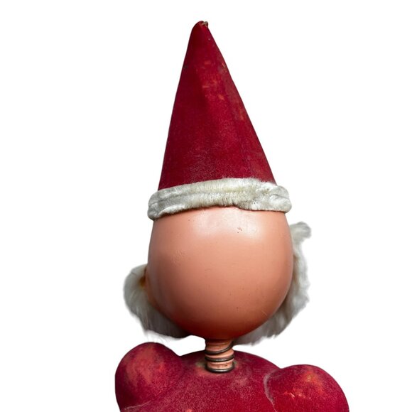 West Germany Santa Candy Dish Post WW2 Paper Mache Bobble Head - Picture 10 of 16